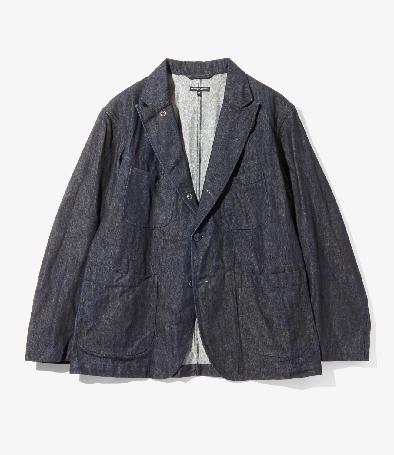 Engineered Garments BEDFORD JK - COTTON BROKEN DENIM