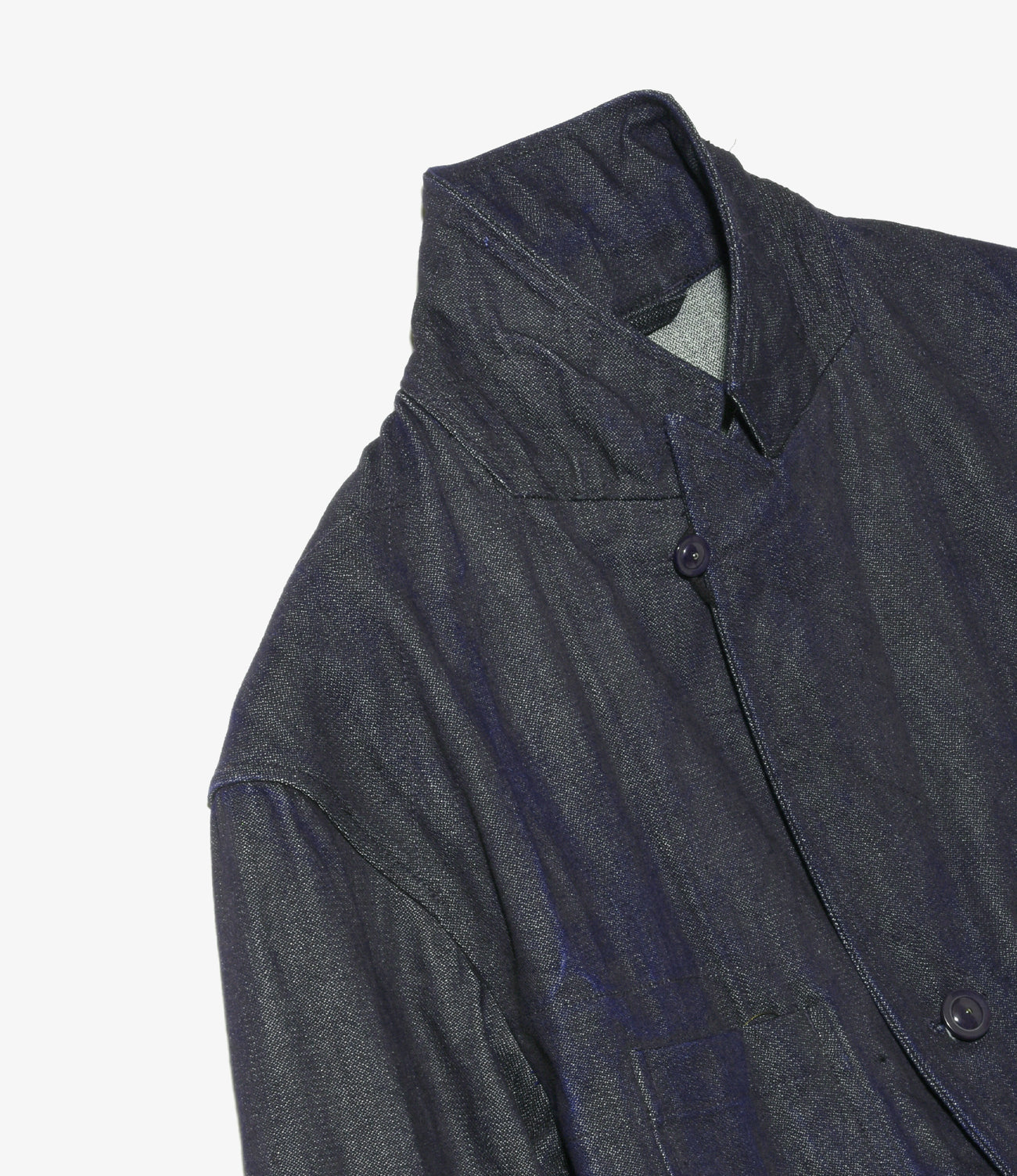 Engineered Garments BEDFORD JK - COTTON BROKEN DENIM