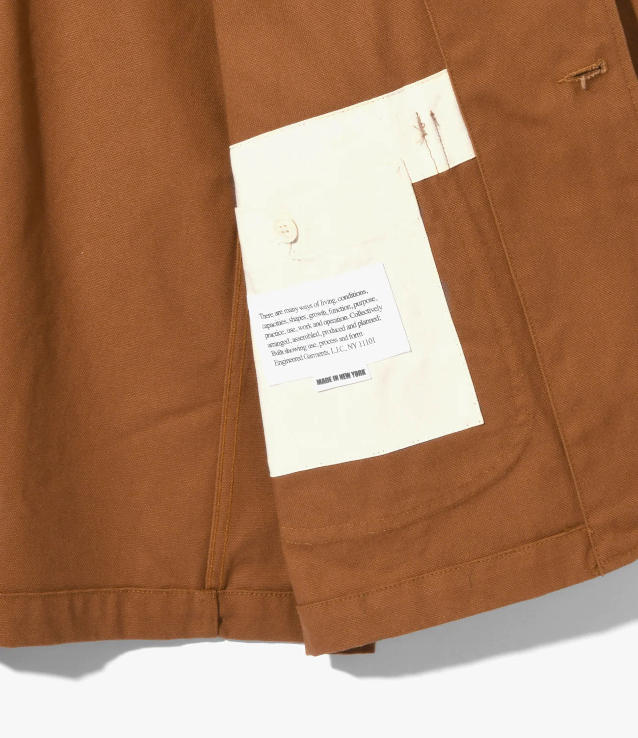 Engineered Garments BEDFORD JK - 12OZ DUCK CANVAS – unexpected store