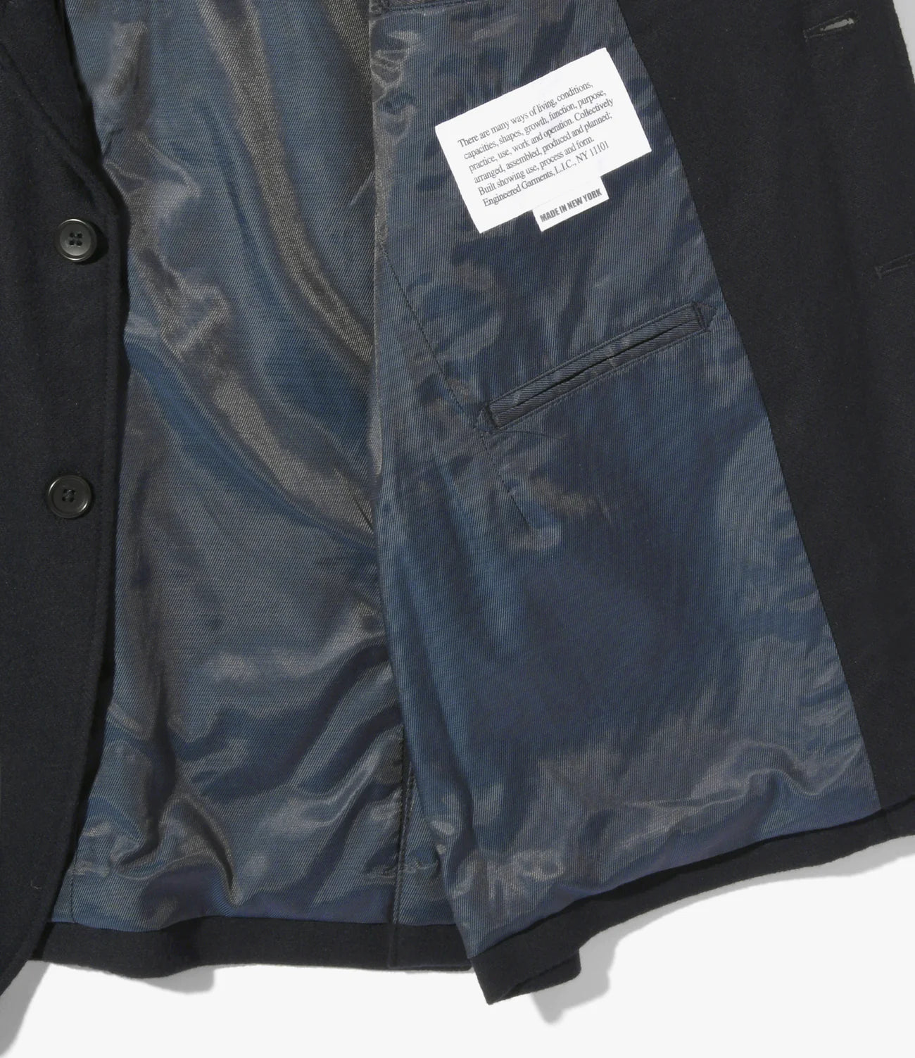 Engineered Garments ANDOVER JACKET - SOLID FLANNEL – unexpected store