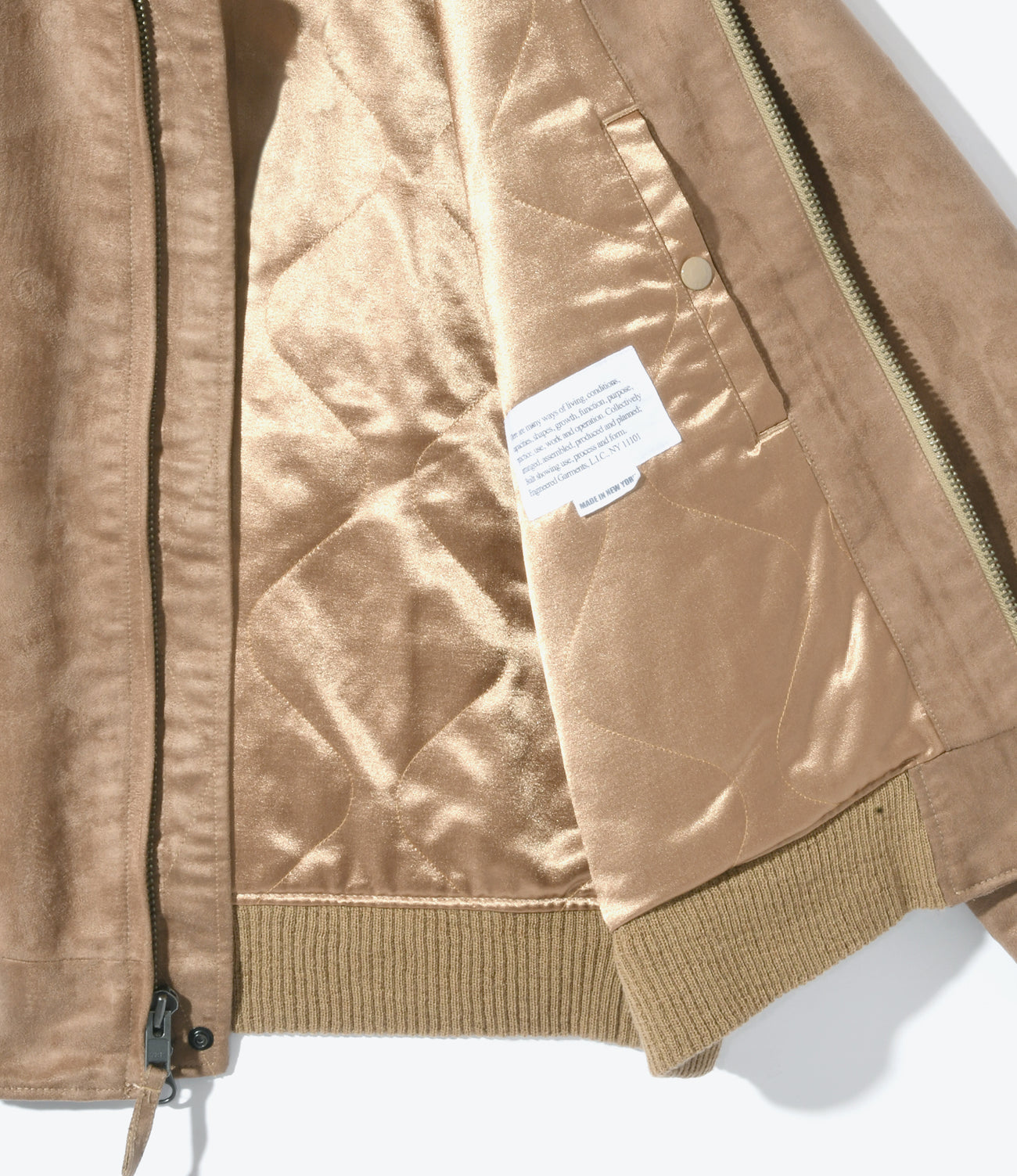 Engineered Garments LL Jacket - Polyester Fake Suede