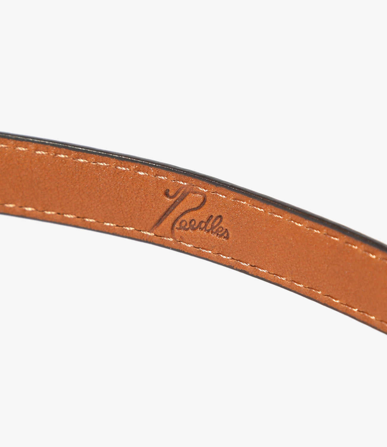 Needles Peace Buckle Narrow Belt