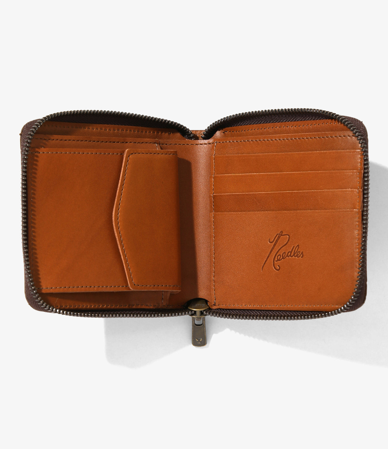 Needles Single Wallet - Steer Lthr.