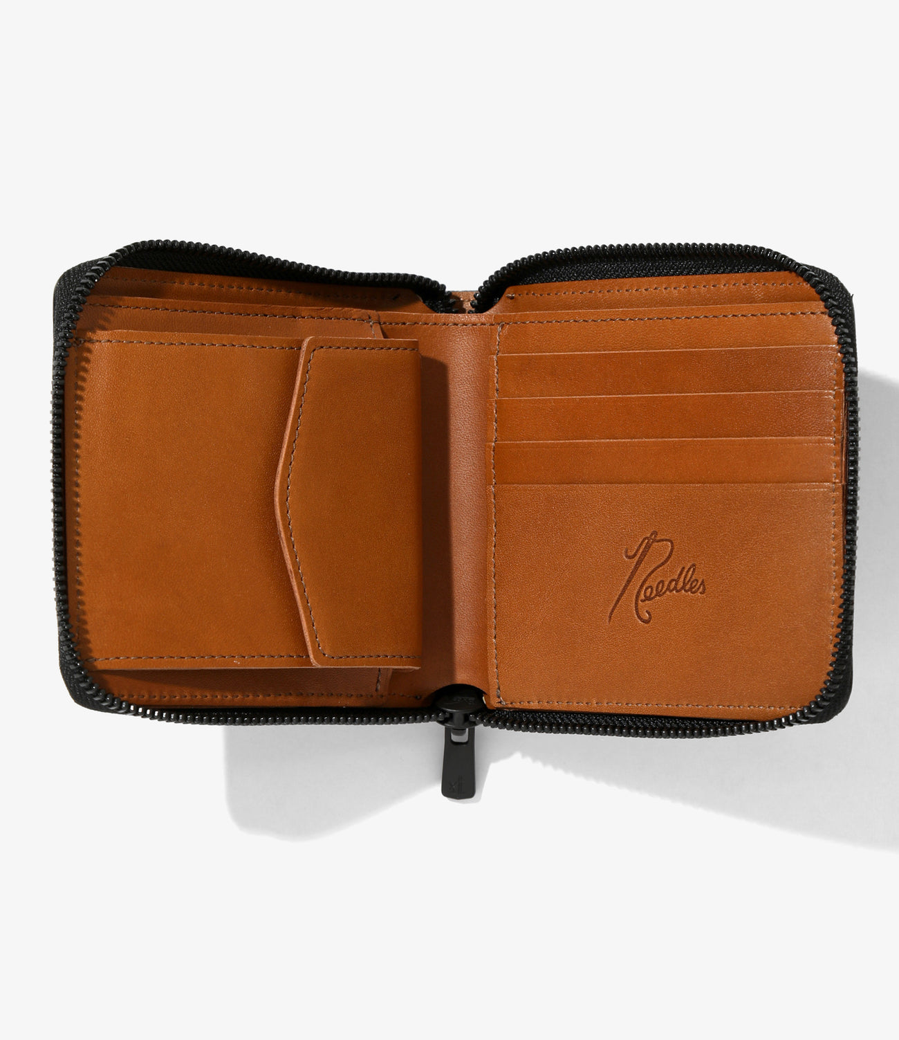 Needles Single Wallet - Steer Lthr.