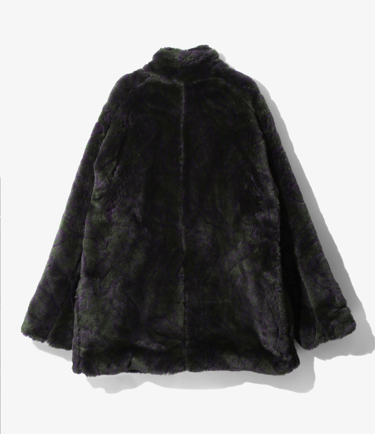 Needles S.C. CAR COAT - FUR / PAISLEY