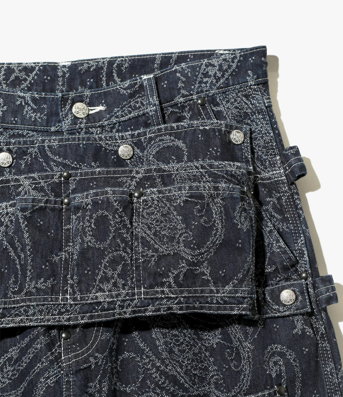 Needles Apron Pant - 10oz Denim / Paisley Jq.