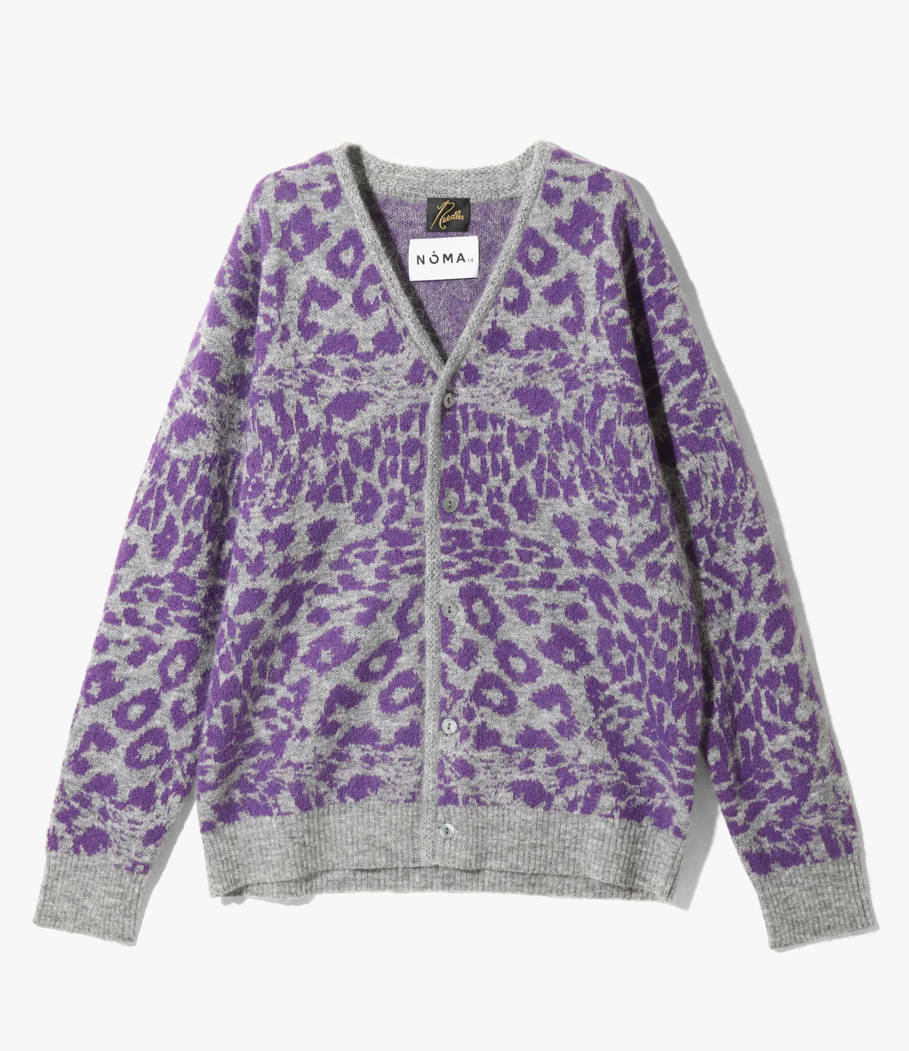 Needles Mohair Cardigan - Leopard