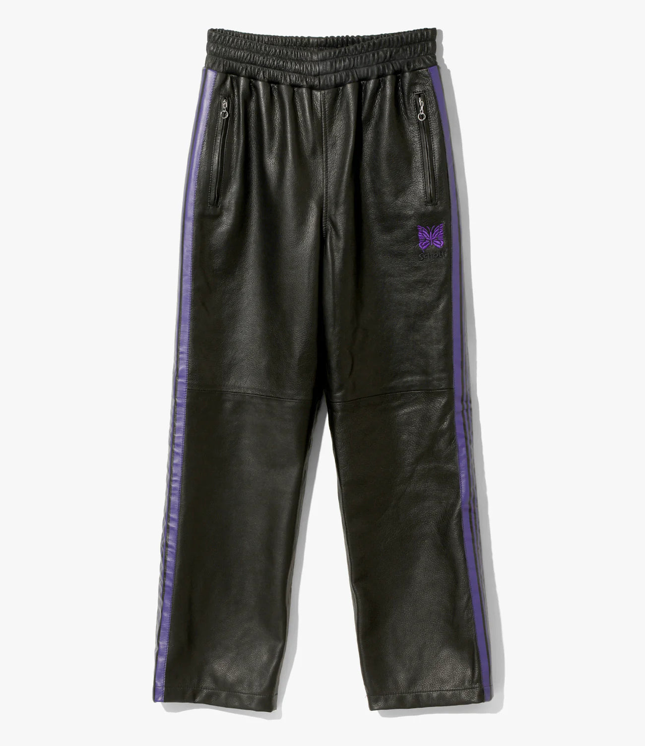 NEEDLES X Schott Track Pant - Cowhide Leather