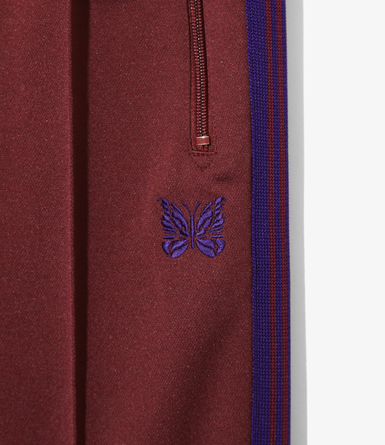 Needles Track Pants Narrow Poly Smooth 'Purple/Red