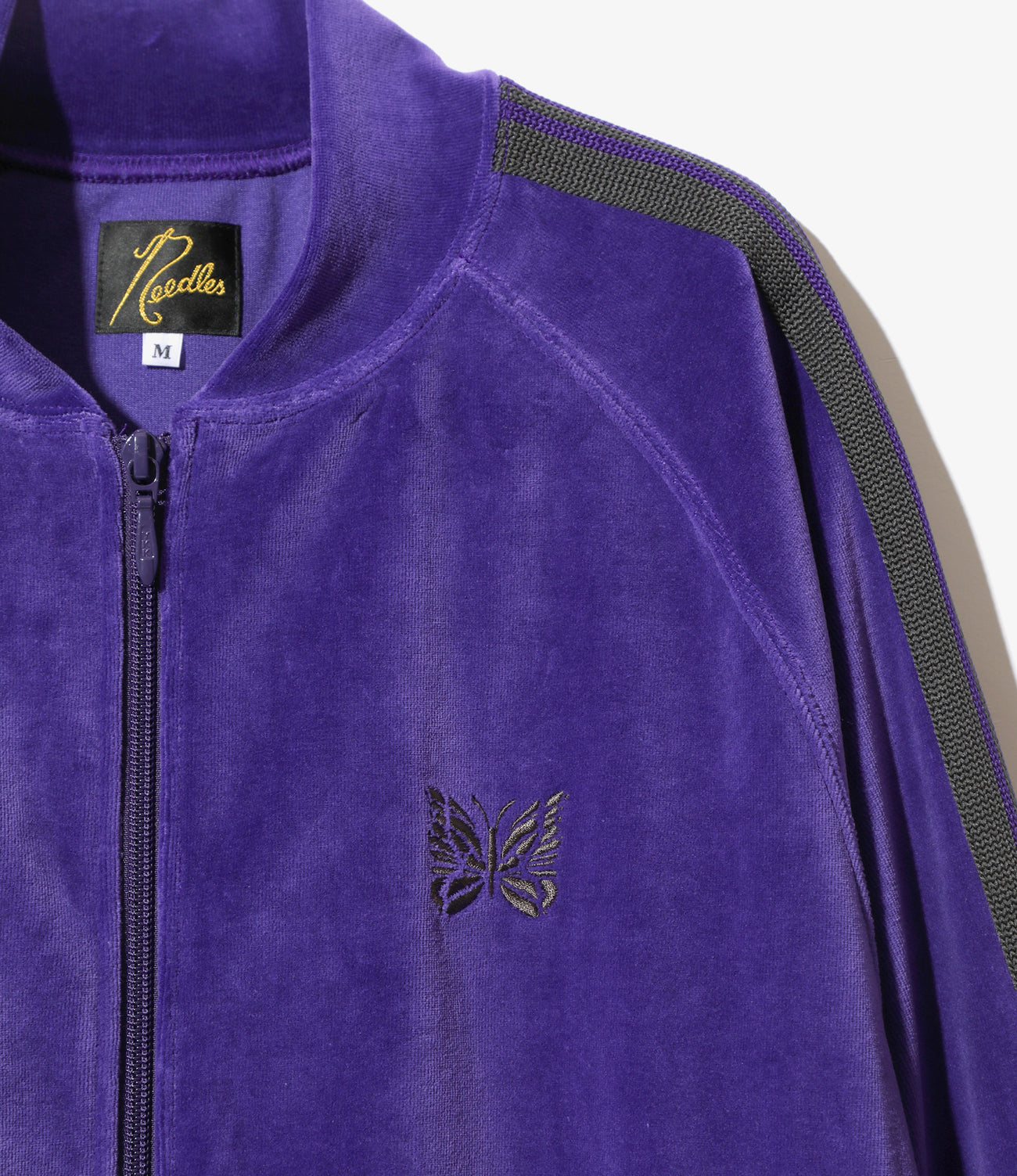 Purple Velour Jacket, Track Jacket