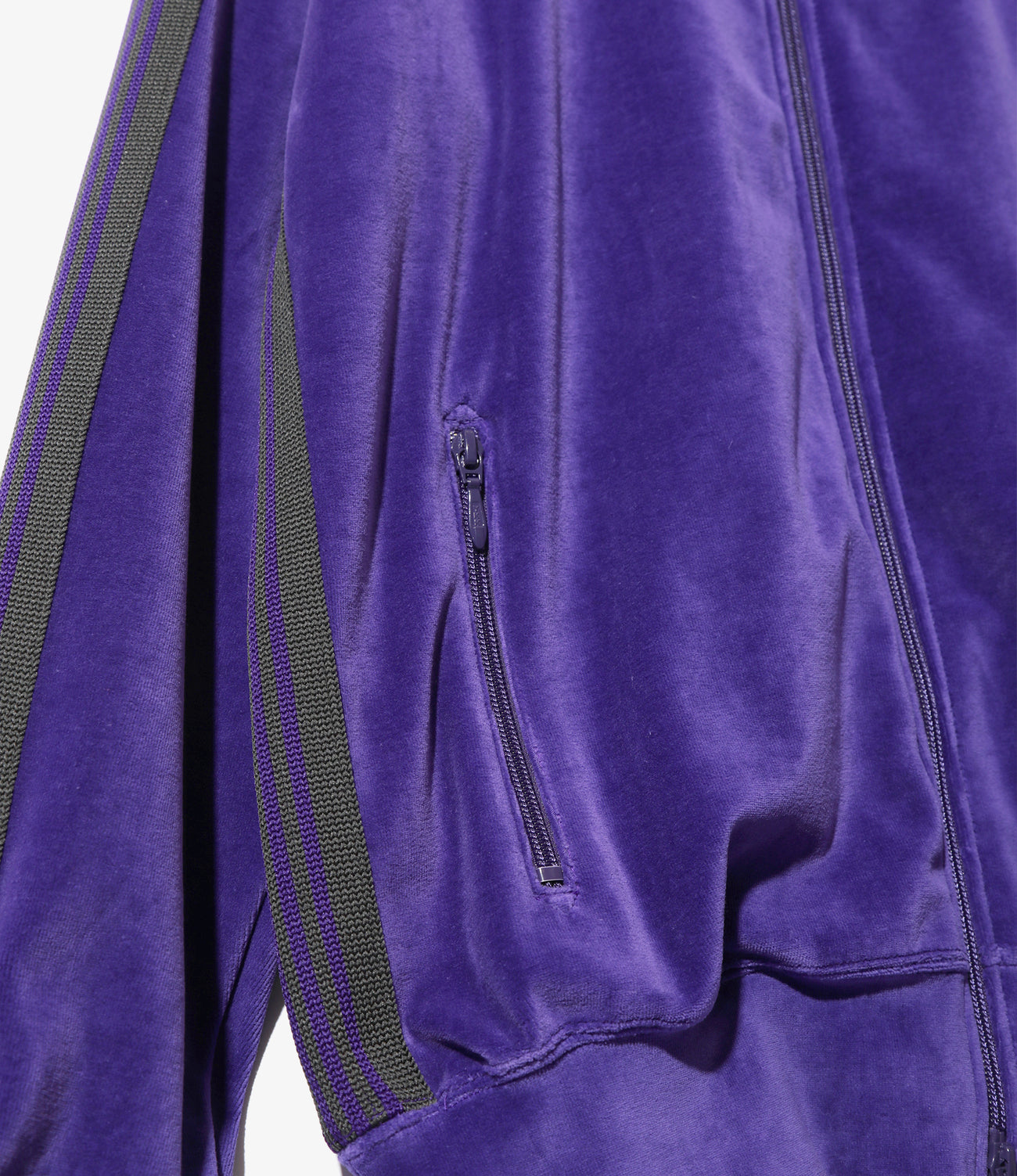 Needles R.C. TRACK JACKET - C/PE VELOUR – unexpected store