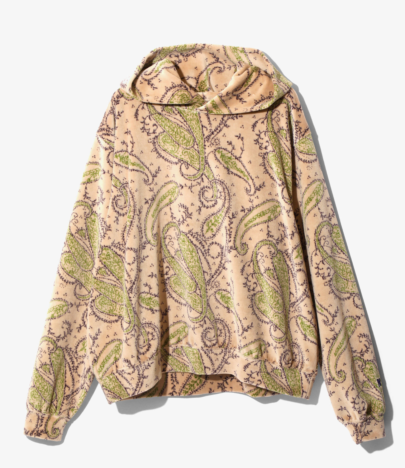 Needles Classic Hoody - Paisley Velour Jq.