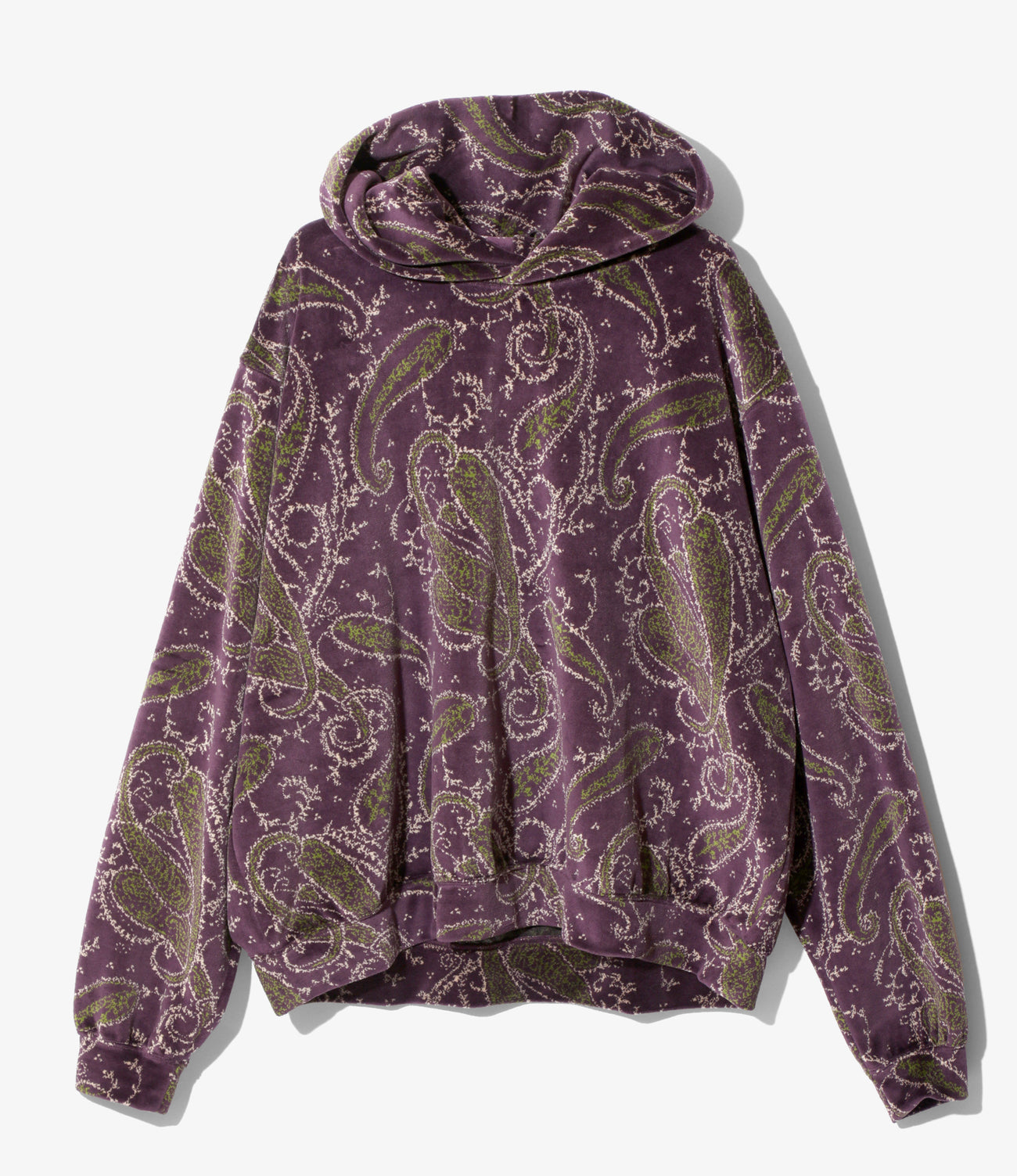 Needles Classic Hoody - Paisley Velour Jq.