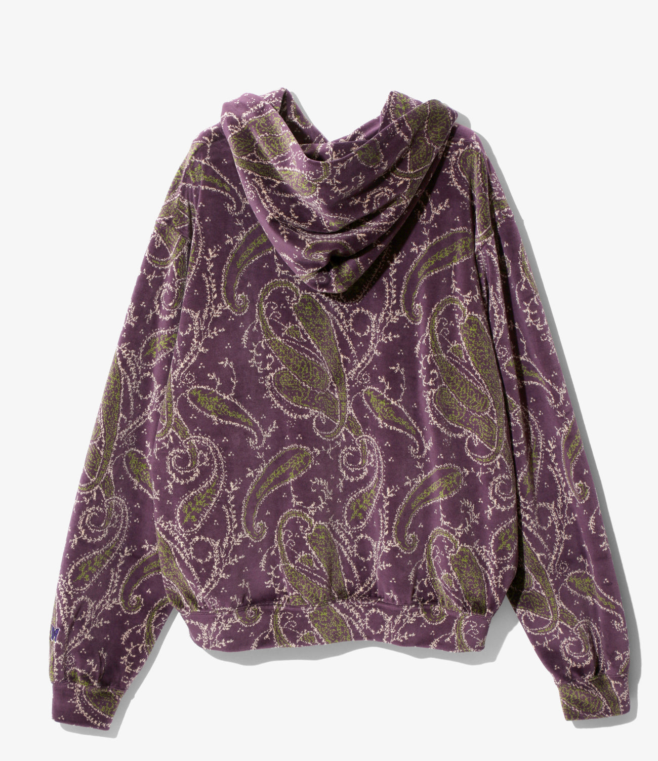 Needles Classic Hoody - Paisley Velour Jq.