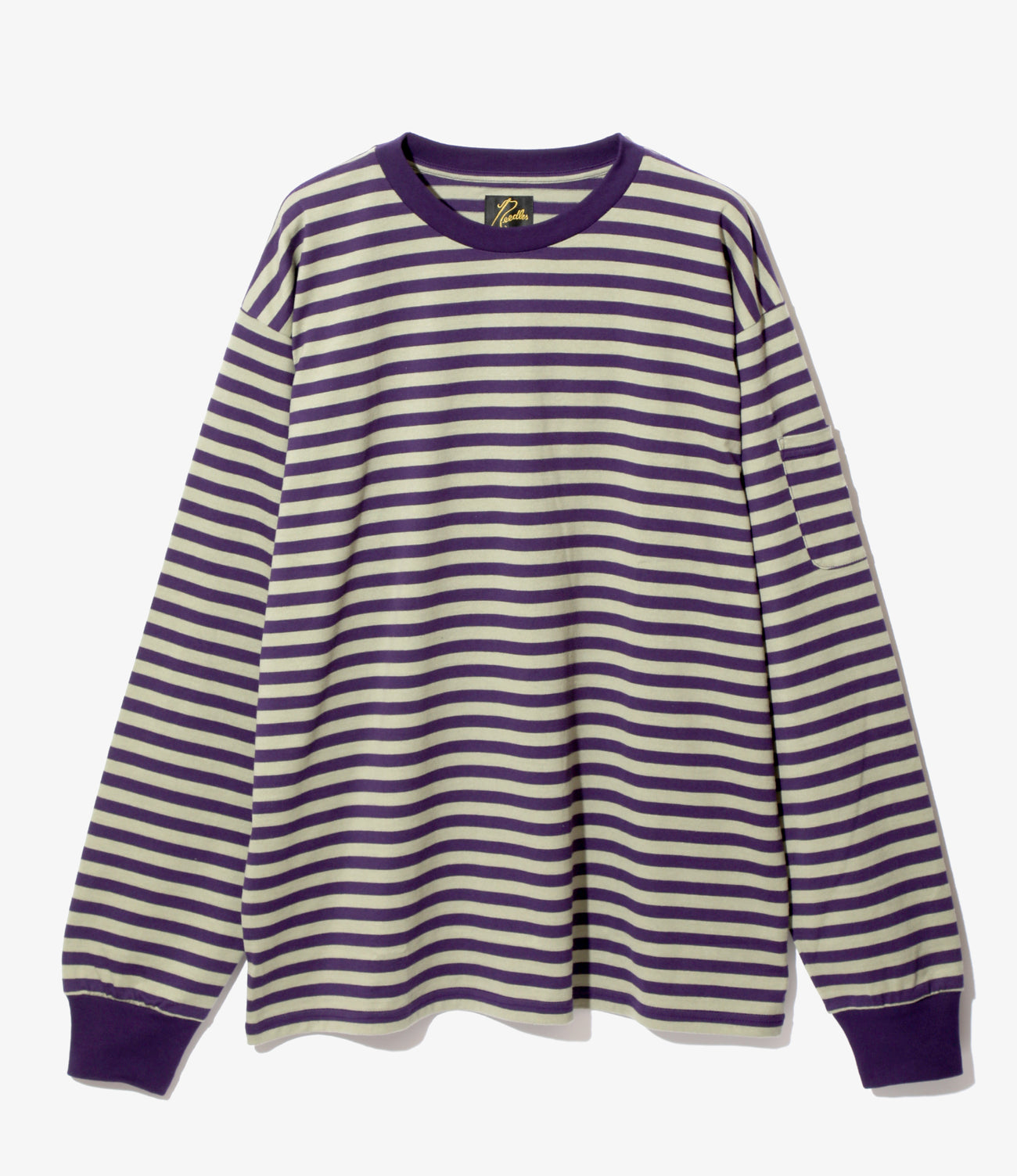 Needles L/S CREW NECK TEE - STRIPE JERSEY – unexpected store