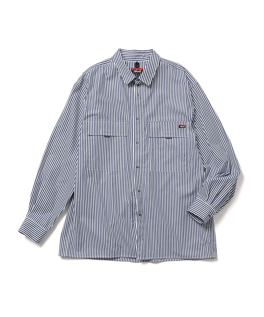 NANGA STRIPE W POCKET BOX SHIRT