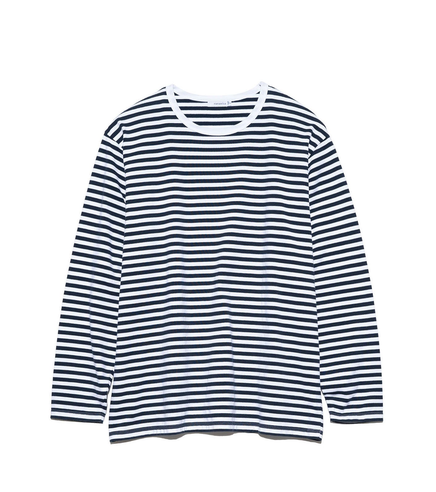 nanamica COOLMAX Stripe Jersey L/S Tee