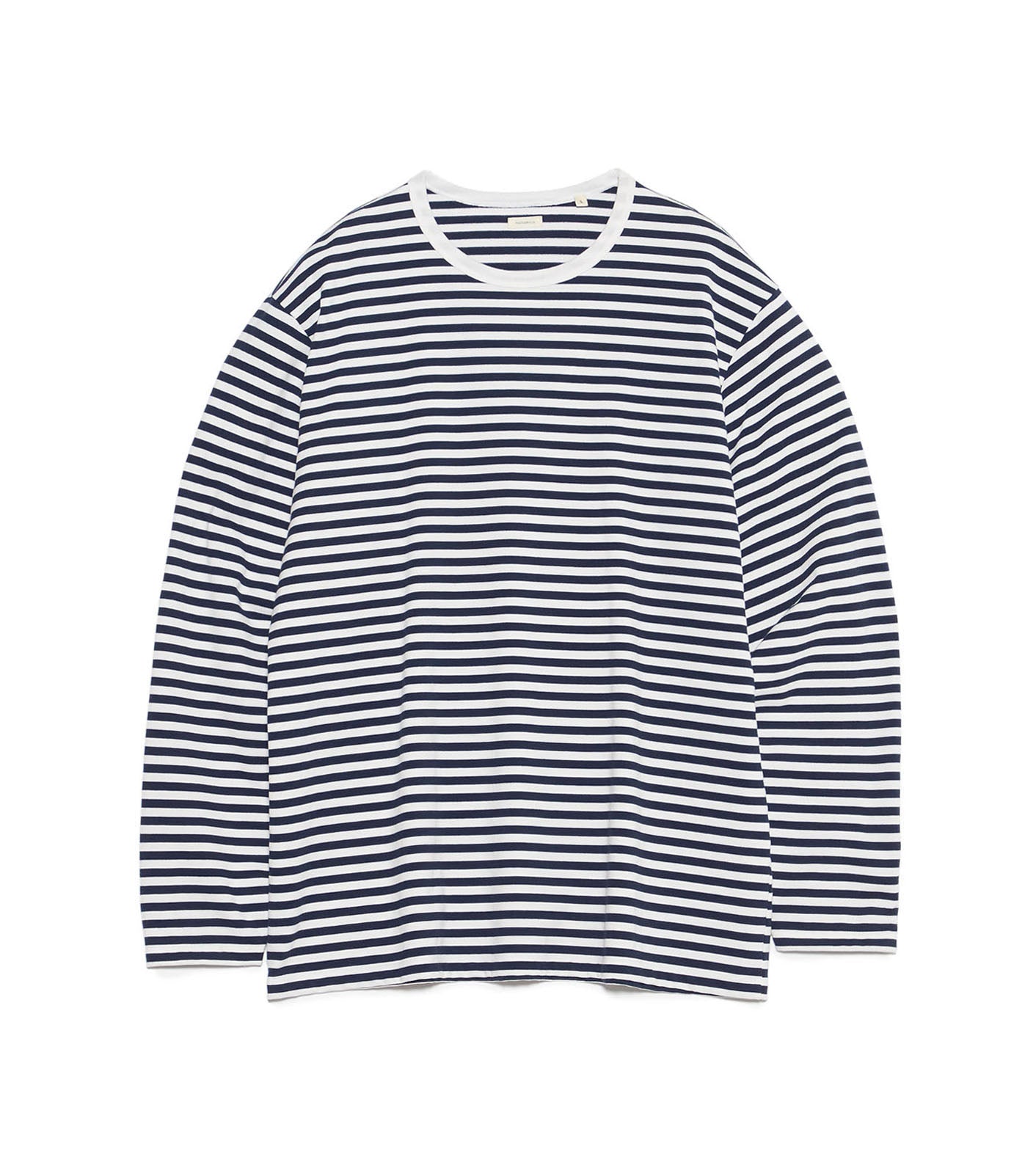 nanamica COOLMAX Stripe Jersey L/S Tee