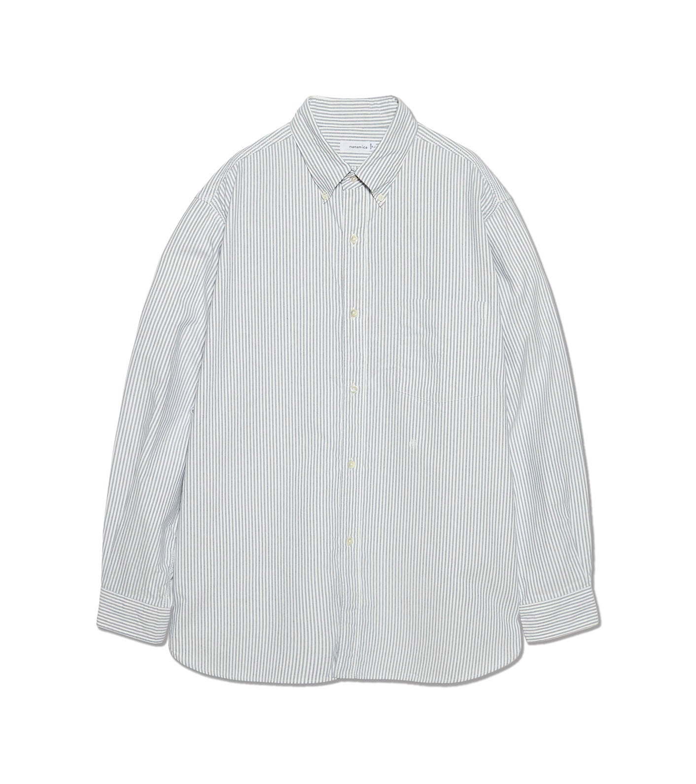 nanamica Button Down Stripe Wind Shirt