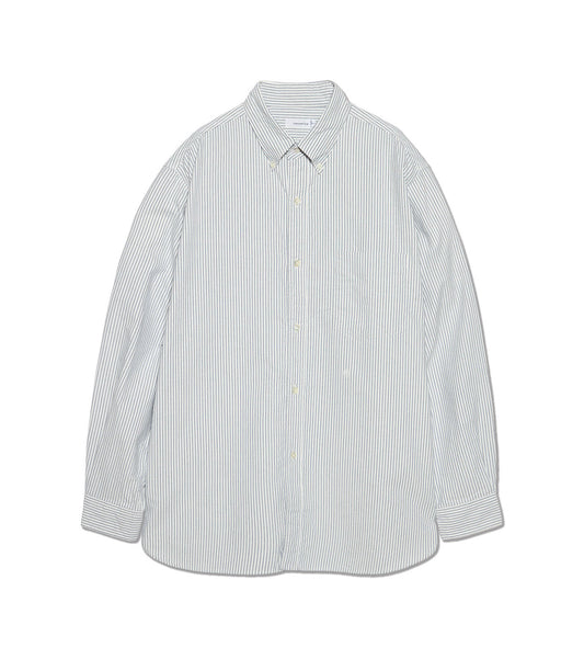 nanamica Button Down Stripe Wind Shirt
