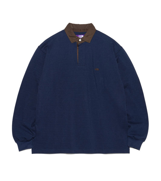 THE NORTH FACE Purple Label Moss Stitch Field Rugby Shirt