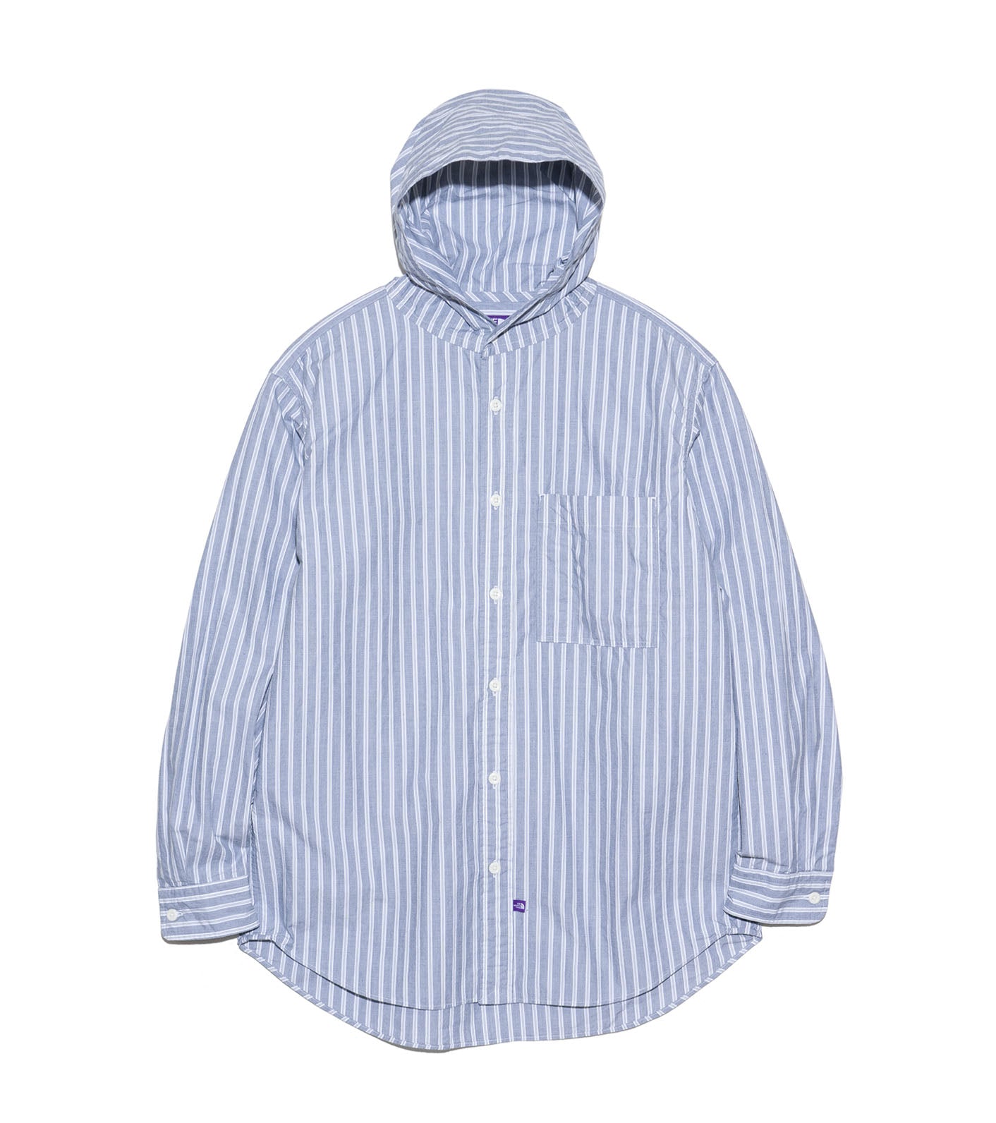 THE NORTH FACE PURPLE LABEL Mountain Striped Hooded Shirt