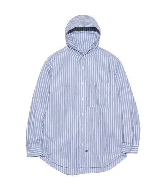 THE NORTH FACE PURPLE LABEL Mountain Striped Hooded Shirt