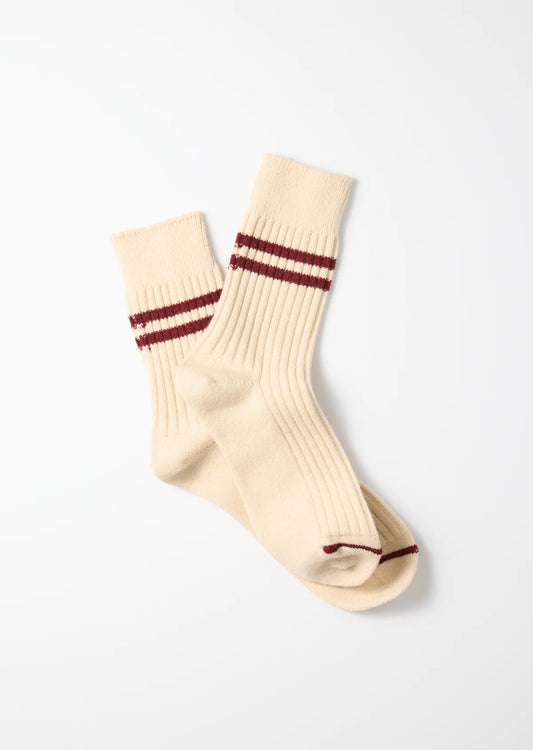 RoToTo MERINO LAMBS WOOL STRIPE SOCKS