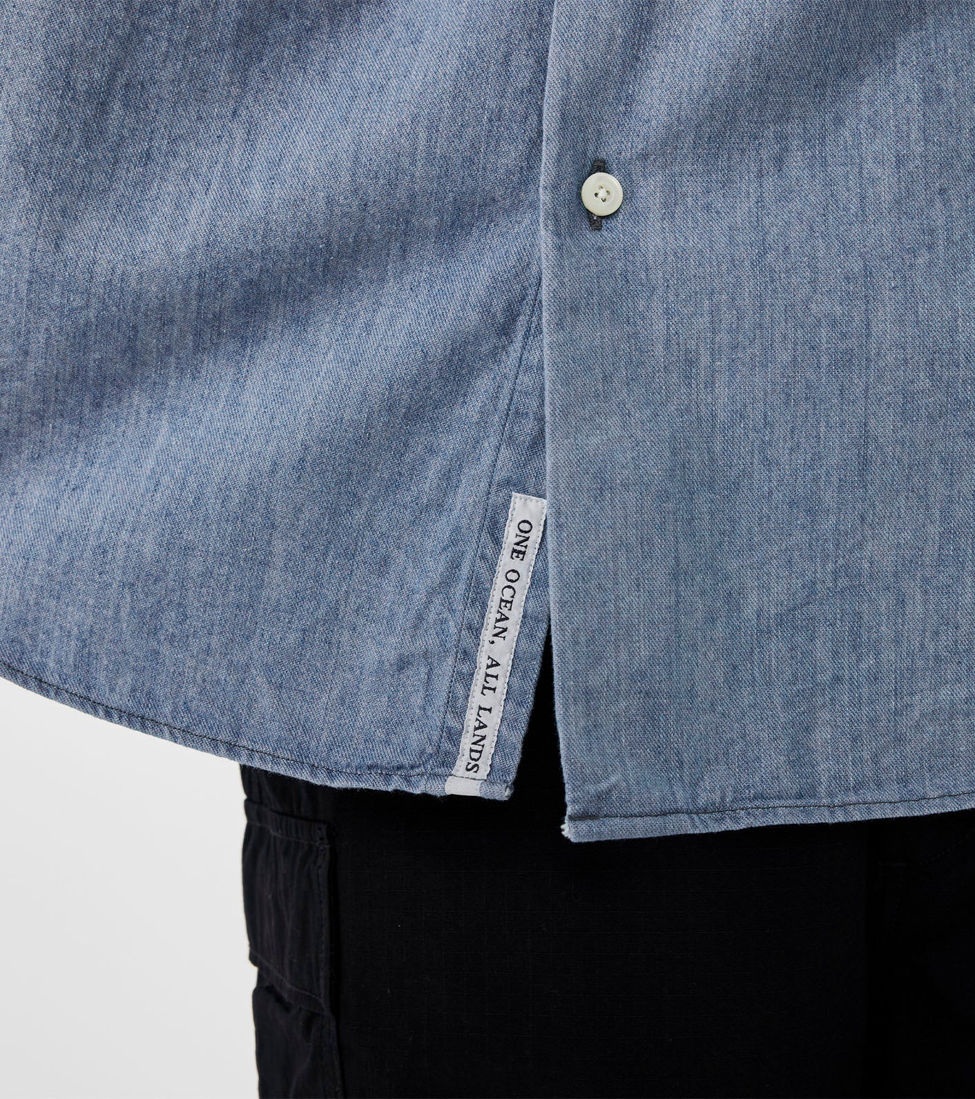 nanamica OOAL Button Down Denim Shirt