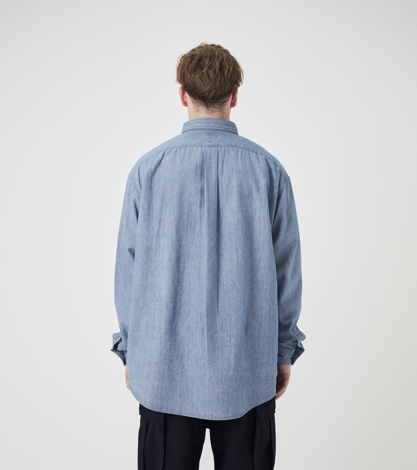 nanamica OOAL Button Down Denim Shirt