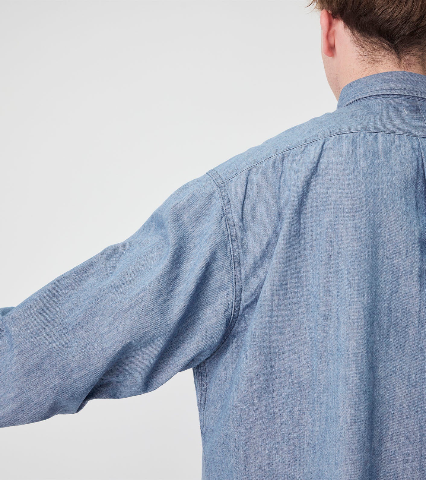 nanamica OOAL Button Down Denim Shirt