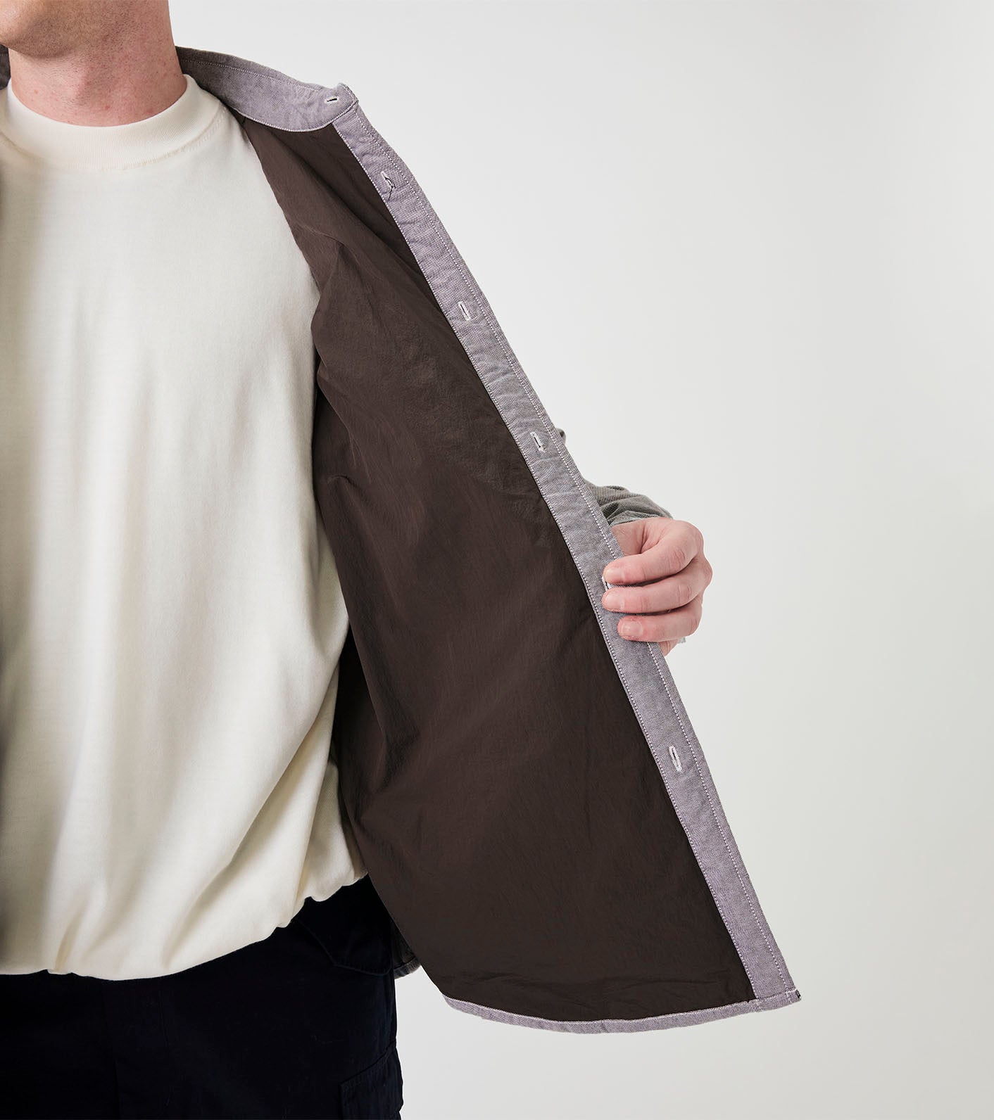 nanamica OOAL Cotton Oxford Cruiser Shirt Jacket