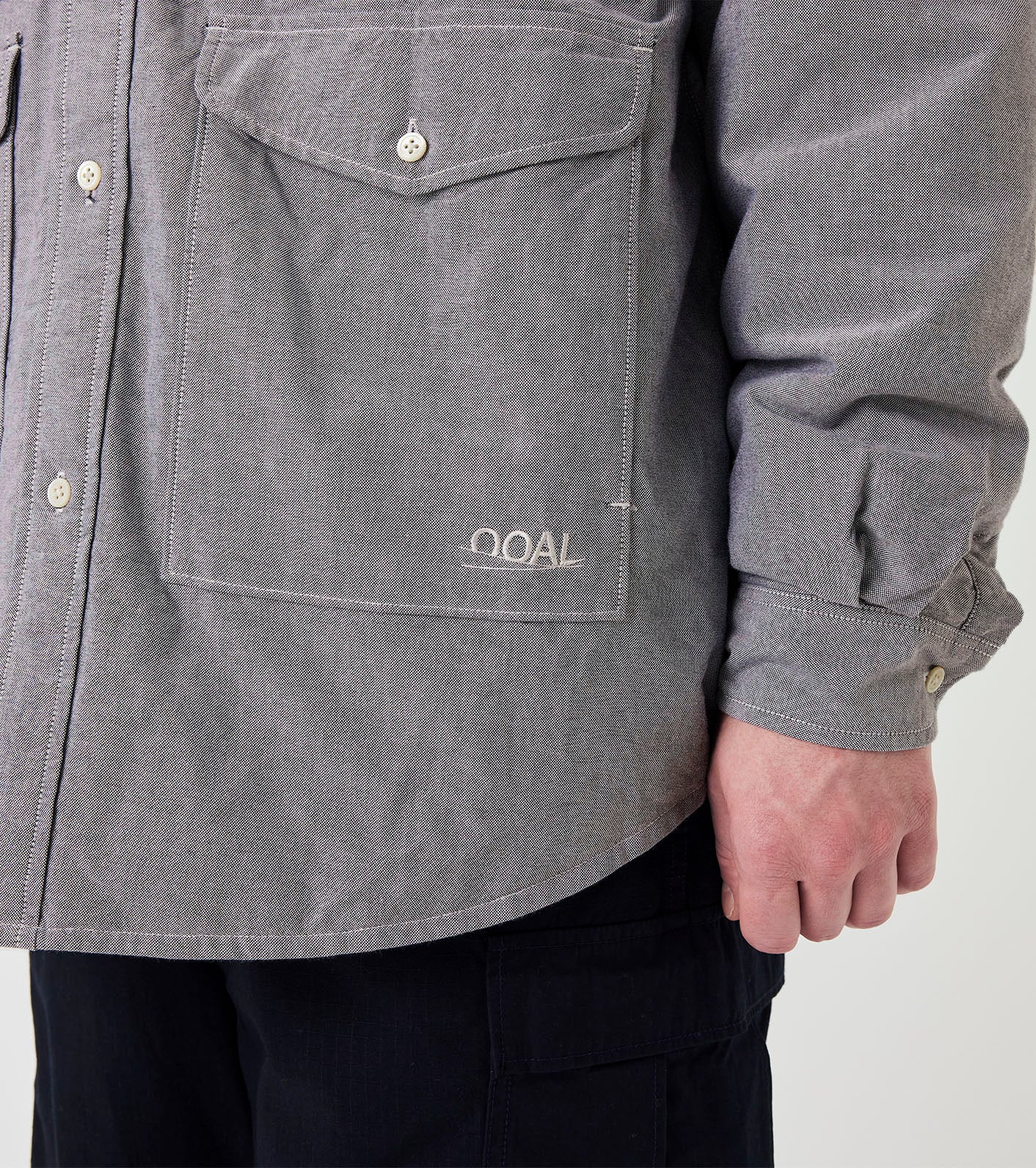 nanamica OOAL Cotton Oxford Cruiser Shirt Jacket