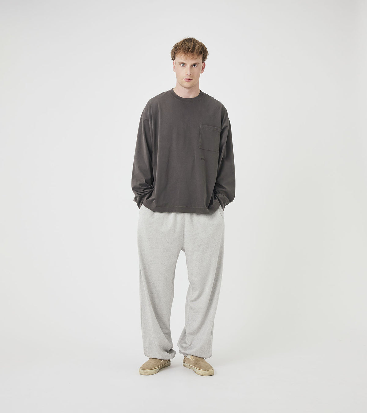 nanamica OOAL Long Sleeve Pocket Tee