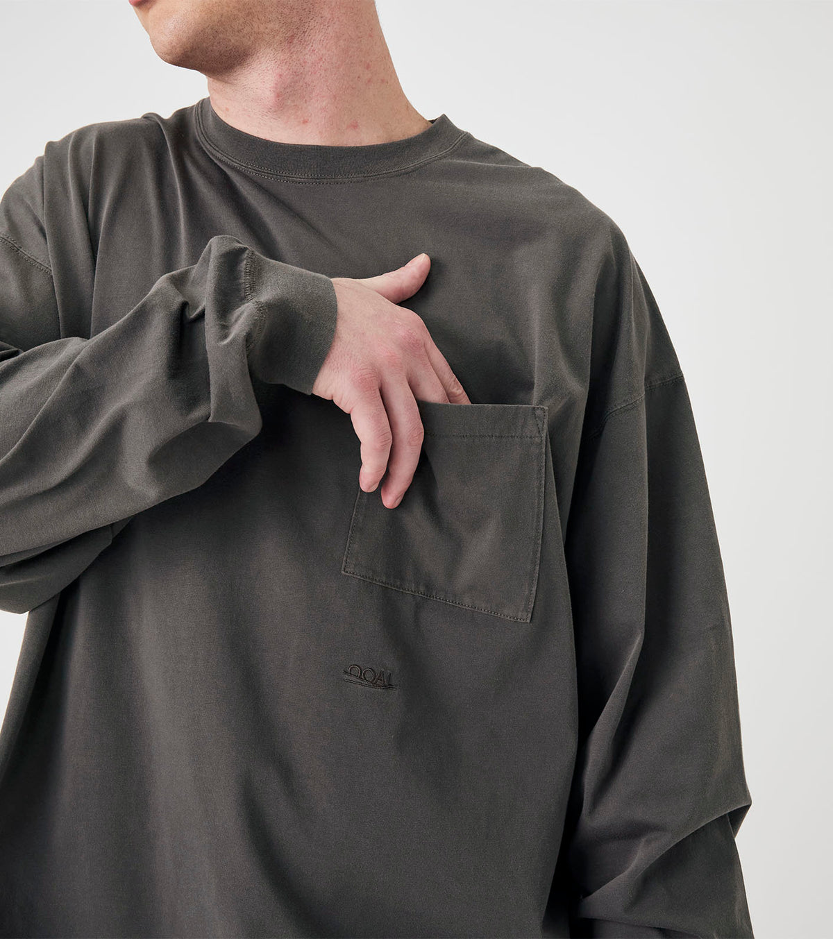 nanamica OOAL Long Sleeve Pocket Tee