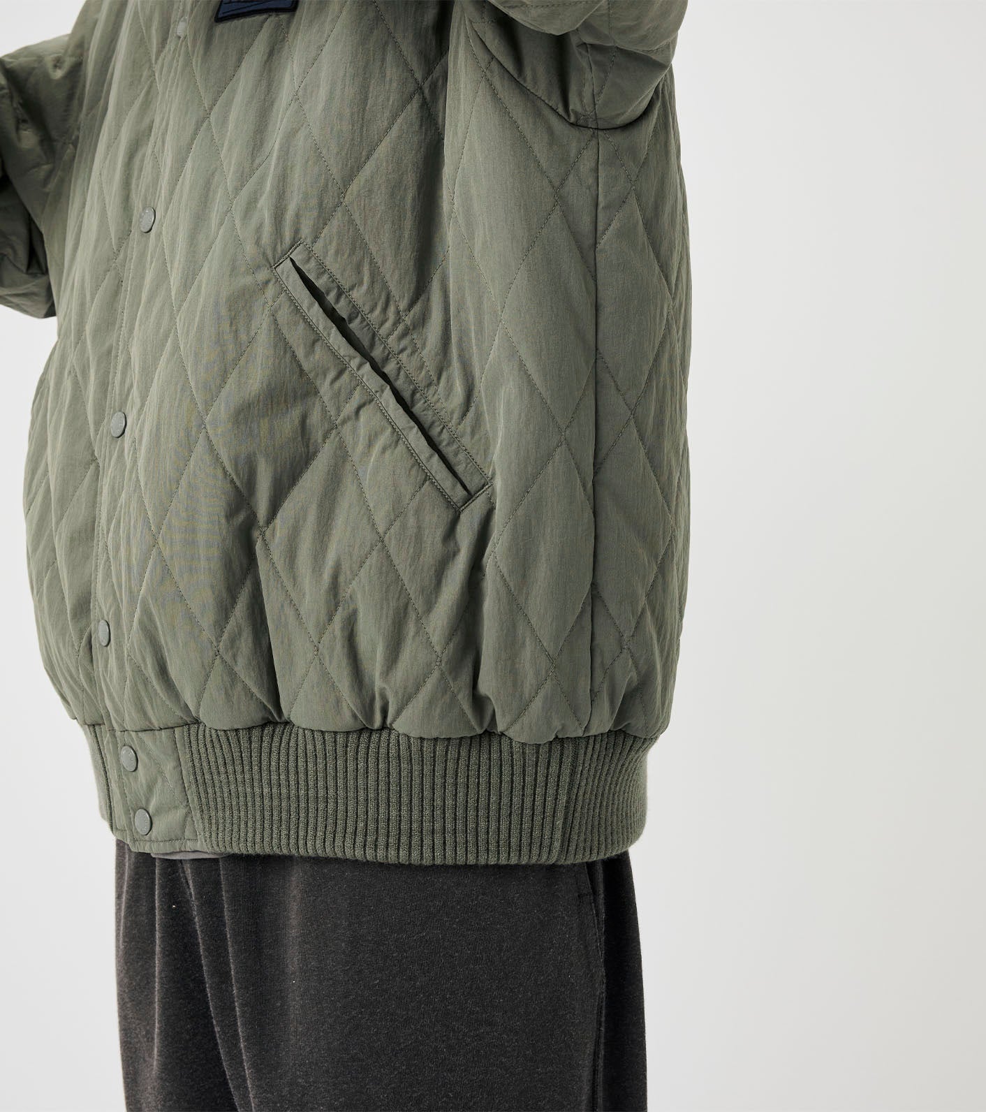 nanamica OOAL Quilting Varsity Jacket