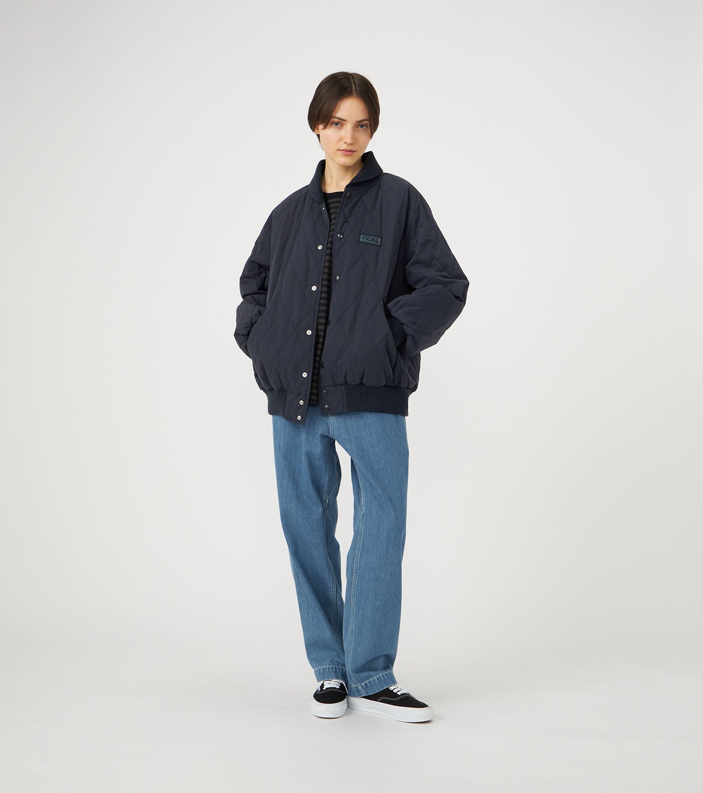 nanamica OOAL Quilting Varsity Jacket