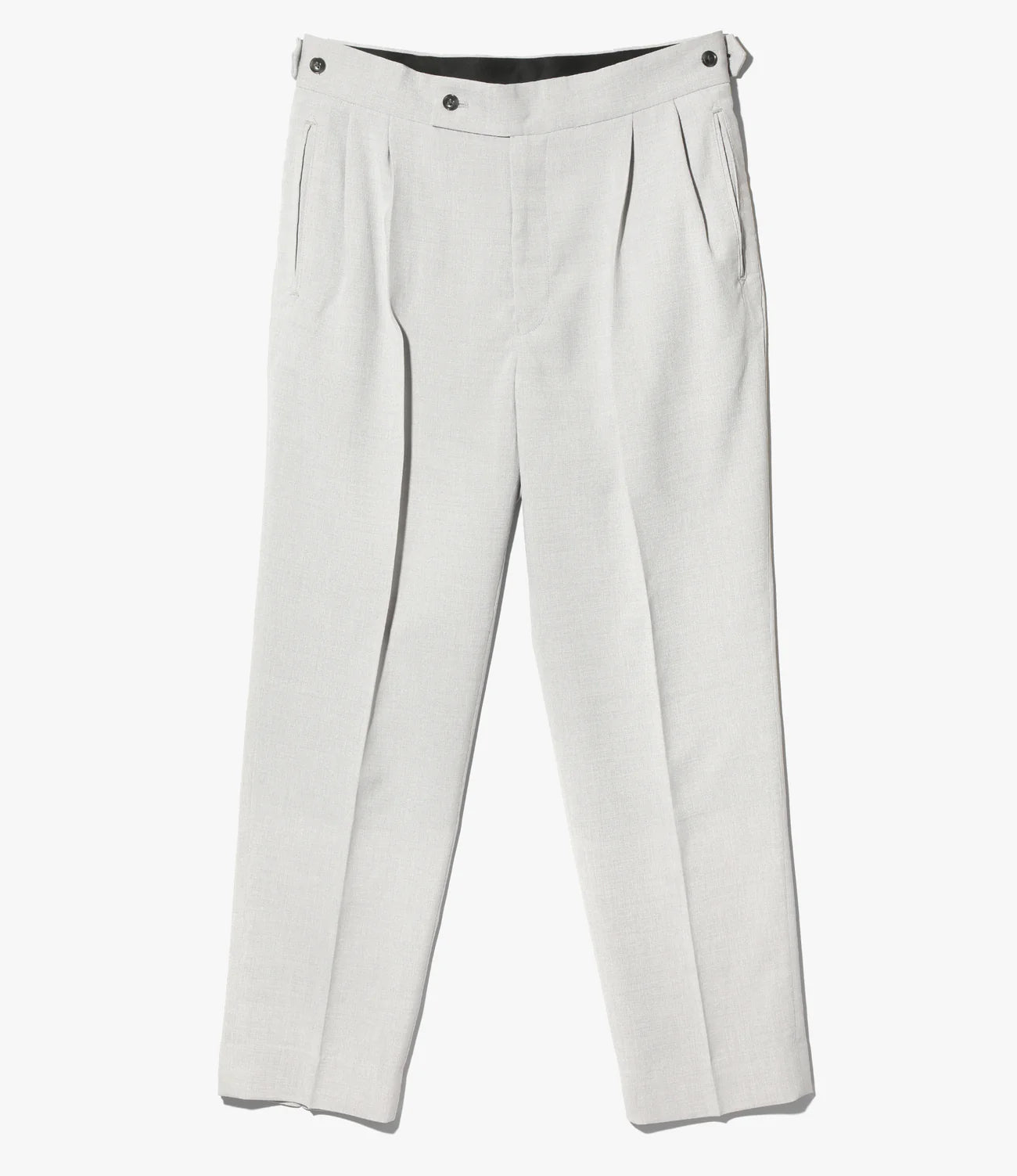 Needles Tucked Side Tab Trouser - Poly Chambray