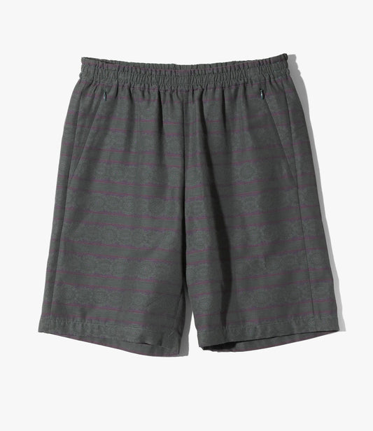 Needles Basketball Short - PE/C Fine Pattern Stripe Jq.