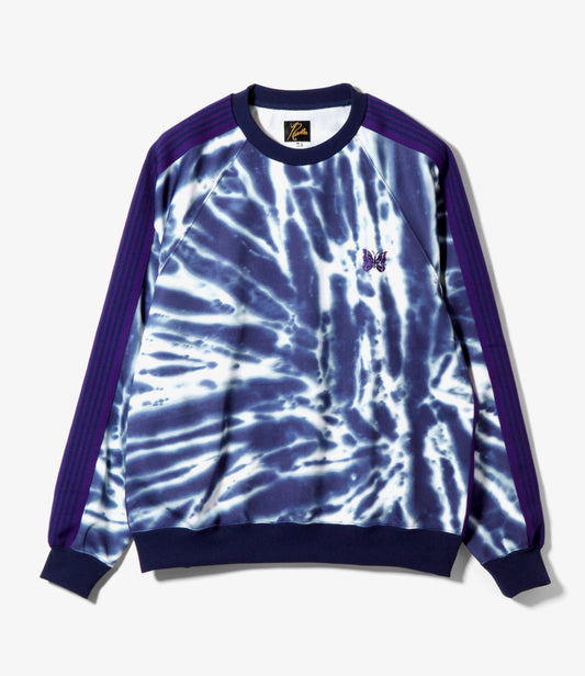 Needles Track Crew Neck Shirt- P/S- Tie Dye Print