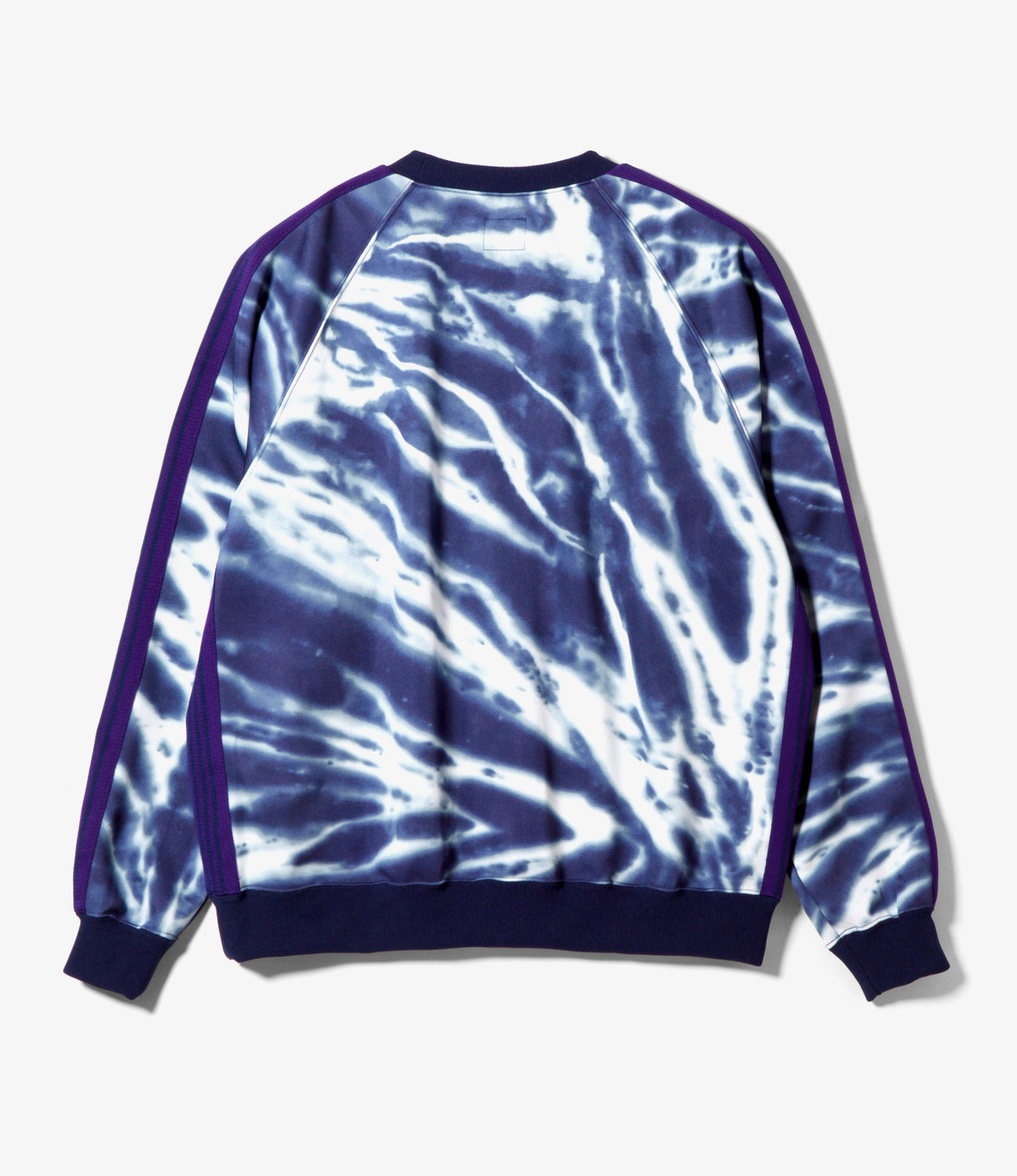 Needles Track Crew Neck Shirt- P/S- Tie Dye Print