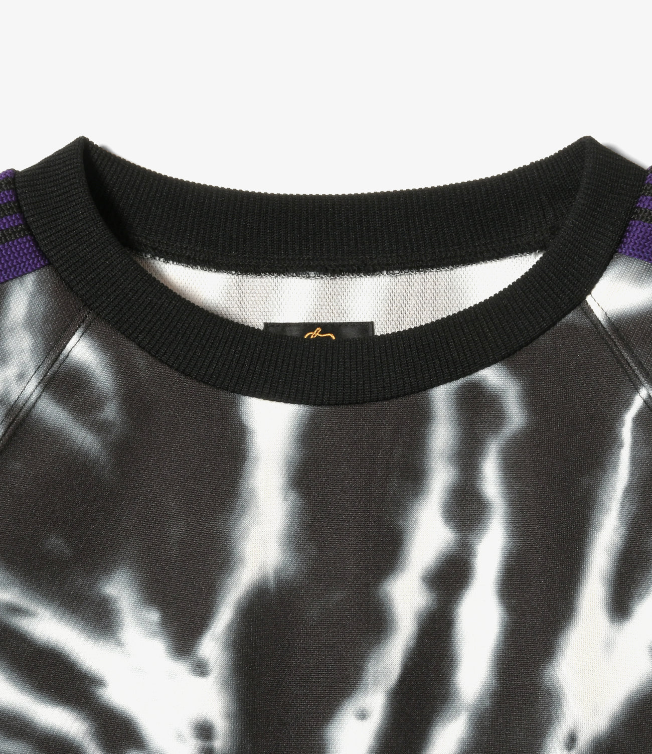 Needles Track Crew Neck Shirt- P/S- Tie Dye Print