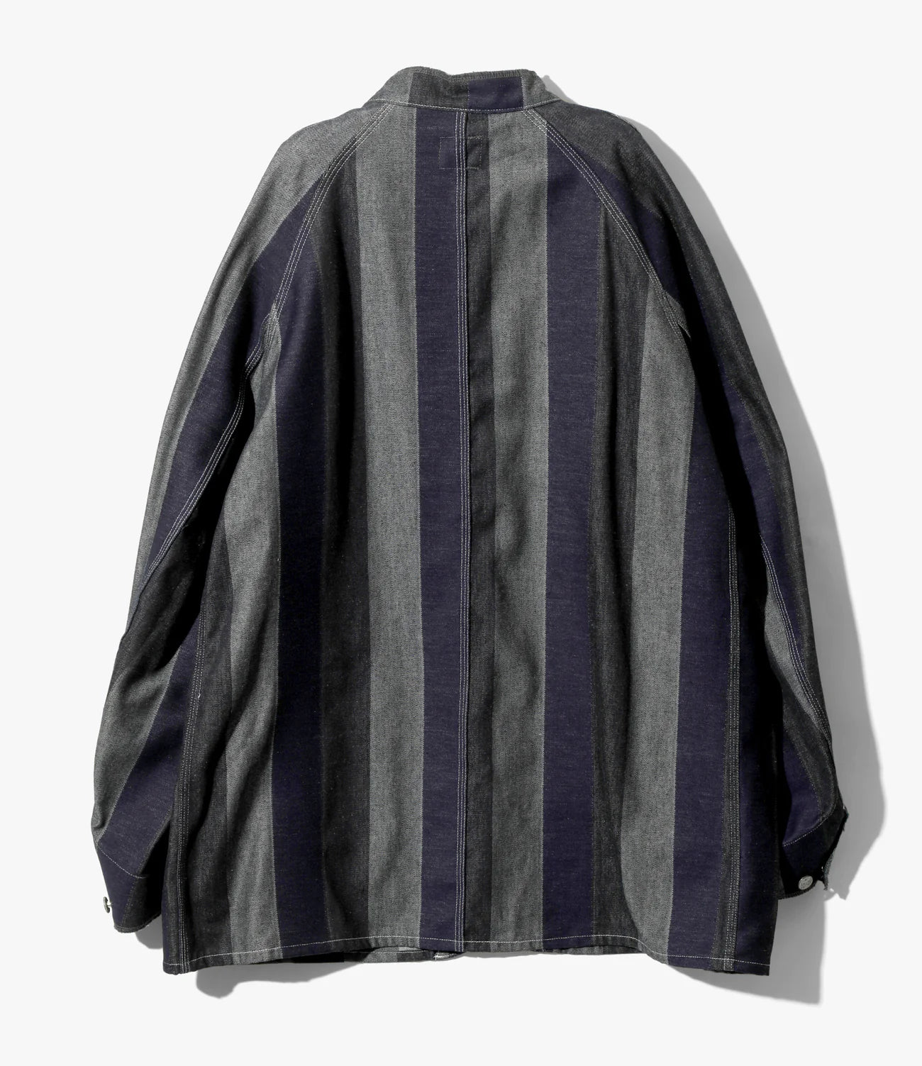 Needles Chore Coat - 10oz Denim / Stripe Jq.