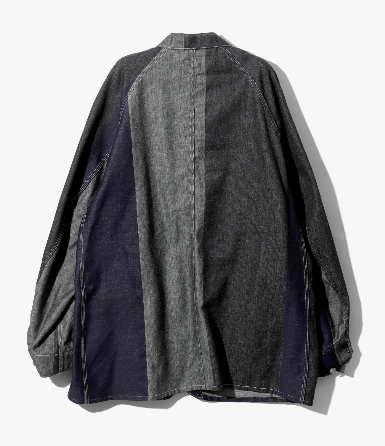 Needles Chore Coat - 10oz Denim / Stripe Jq.