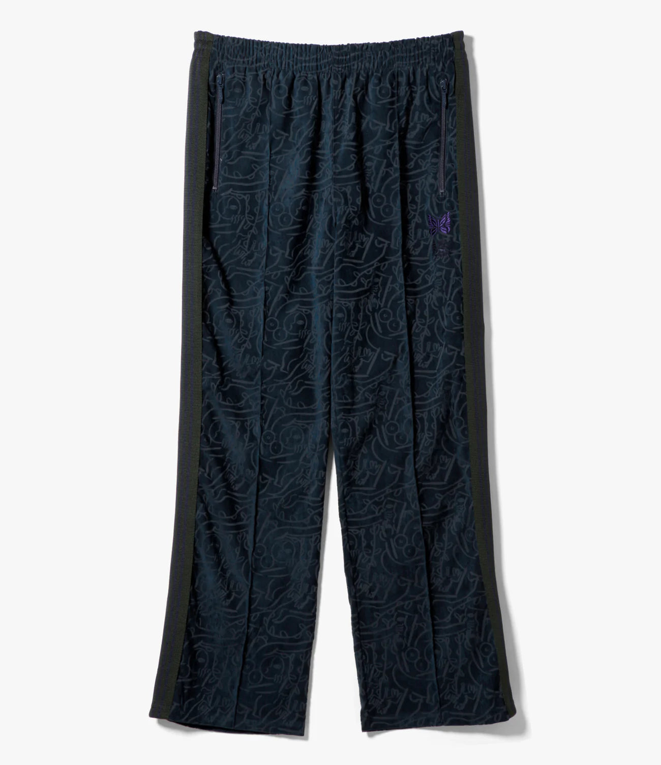 Needles Track Pant-Cubism"Love & Peace"