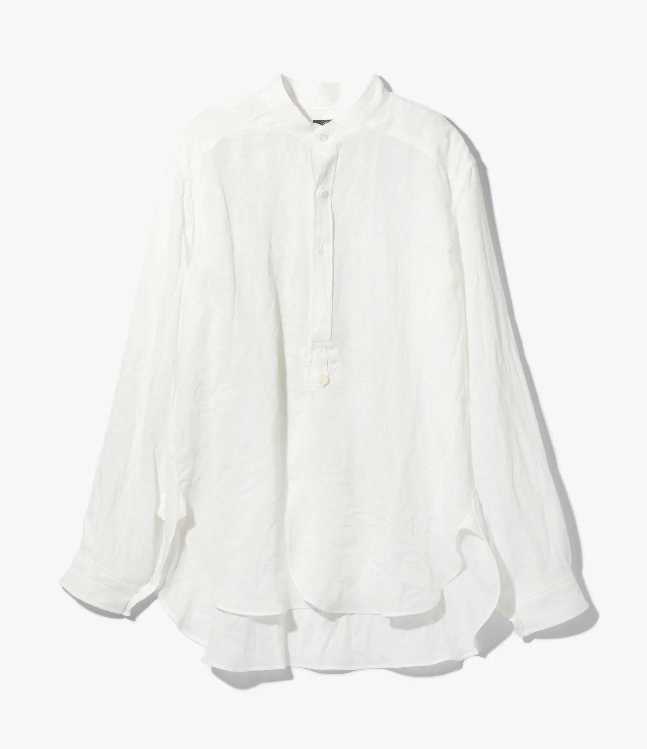 Needles Band Collar EDW Shirt - Linen Canvas