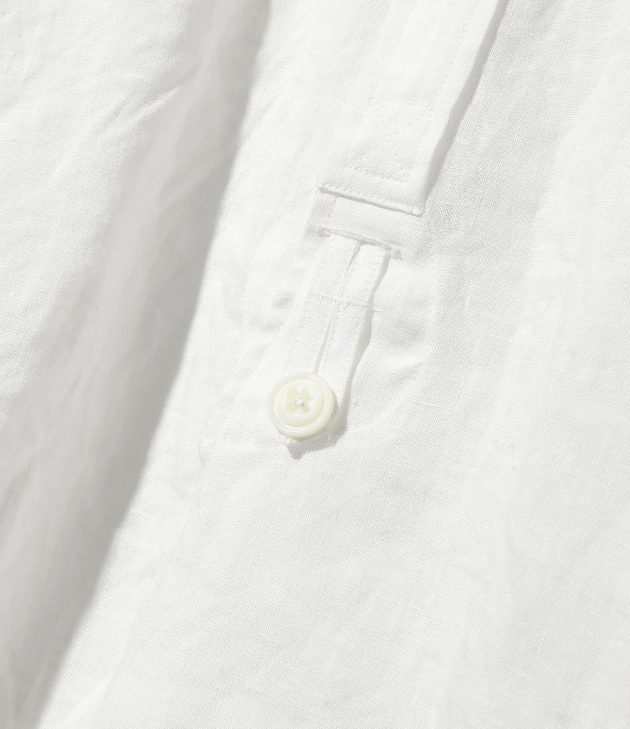 Needles Band Collar EDW Shirt - Linen Canvas