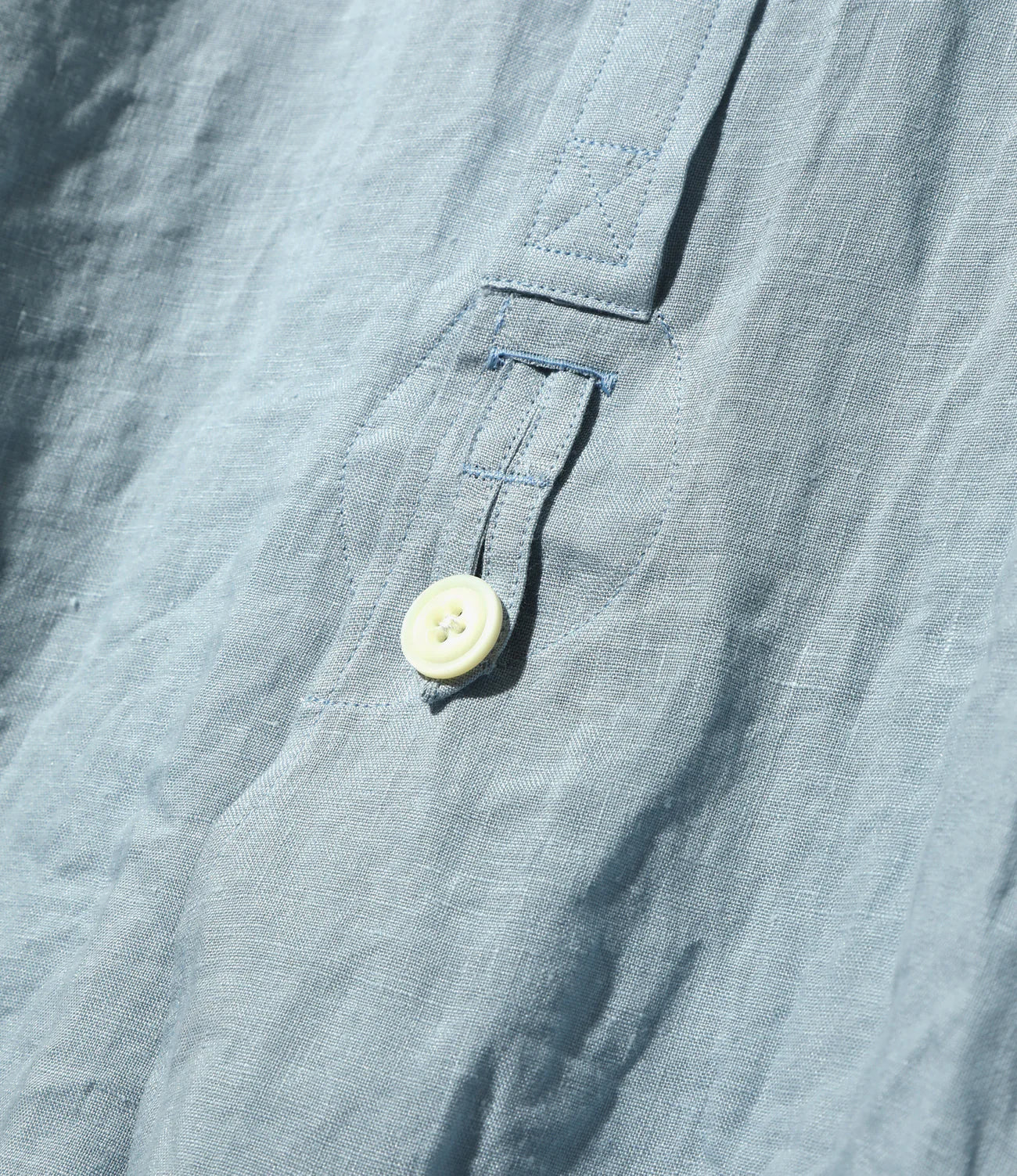 Needles Band Collar EDW Shirt - Linen Canvas