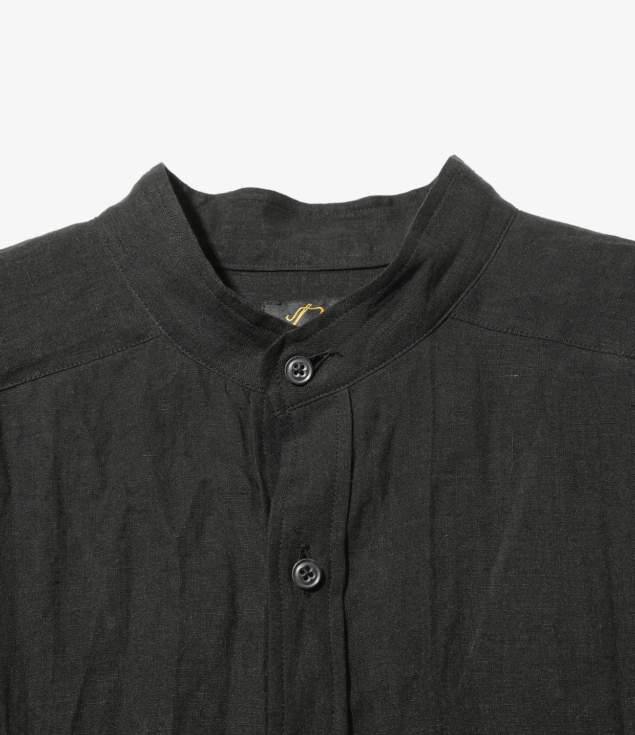 Needles Band Collar EDW Shirt - Linen Canvas