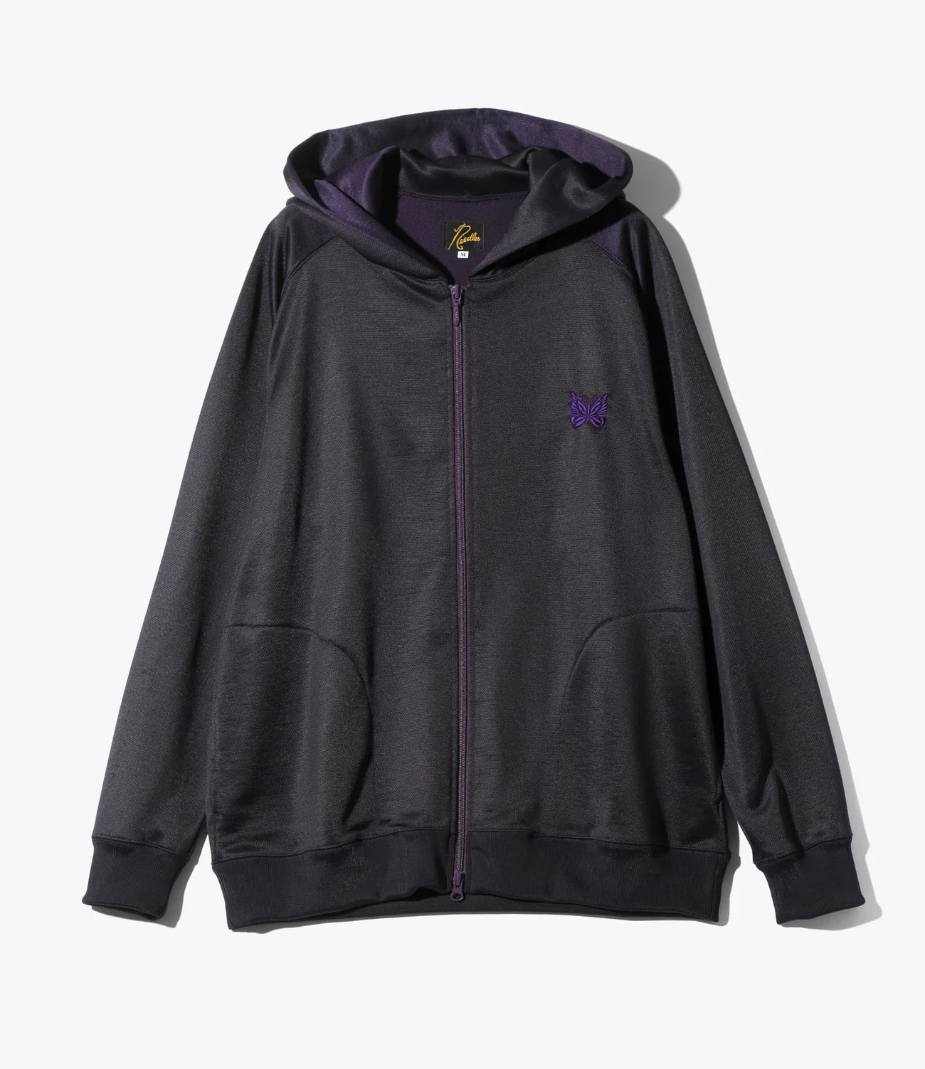 Needles Zipped Sweat Hoody - C/PE Bright Jersey